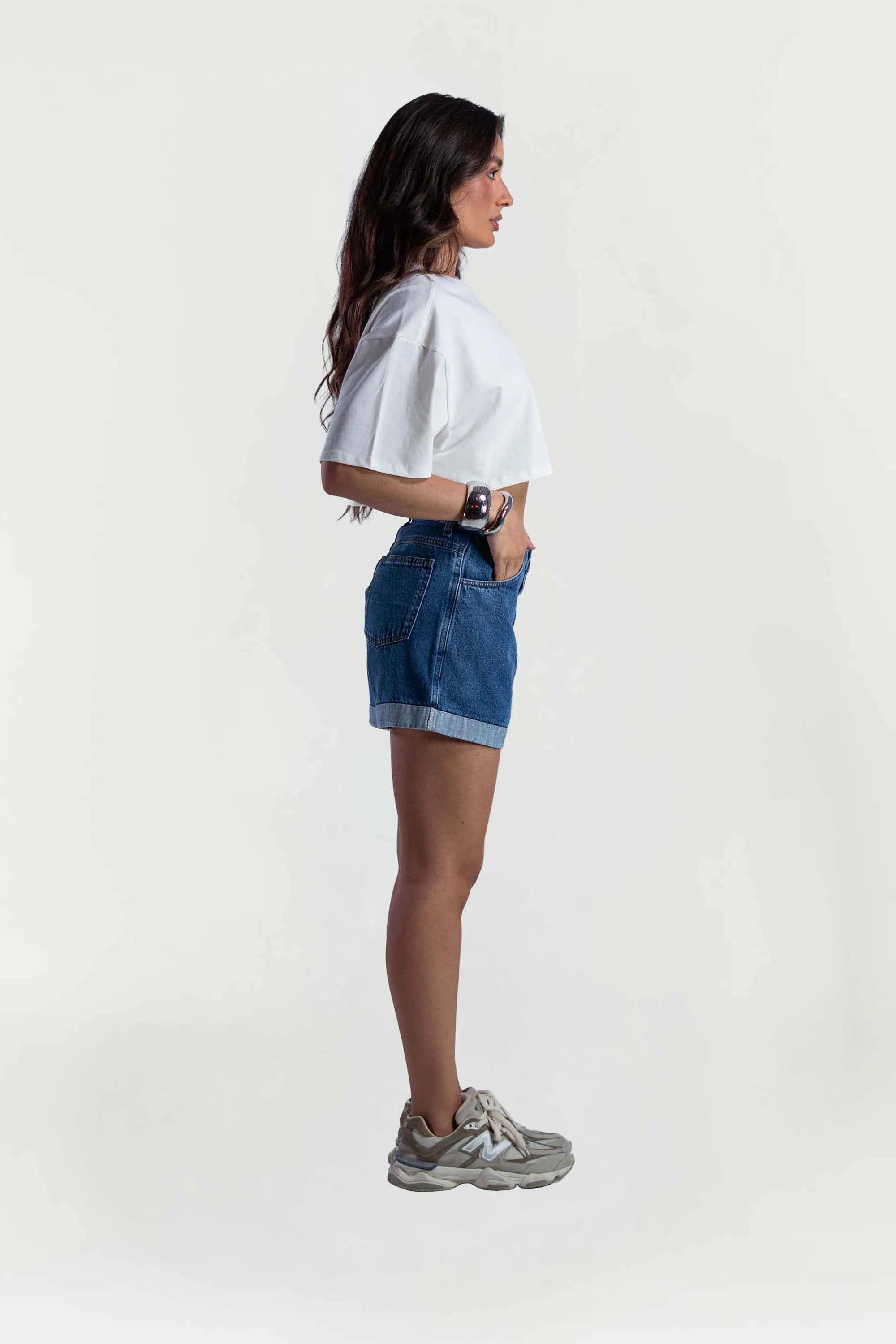 Cropped Feminino Oversized Signature 300
