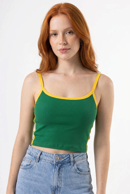 Kit 3 Regatas Canelada Feminina Brasil