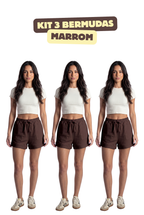 Kit 3 Bermudas Feminina Valara Signature 300