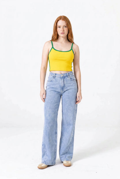 Kit 3 Regatas Canelada Feminina Brasil