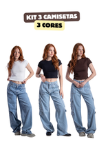 Kit 3 Camisetas Feminina Essencial