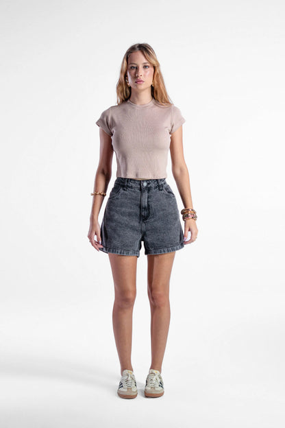 Camiseta Feminina Wavy Tee Canelada