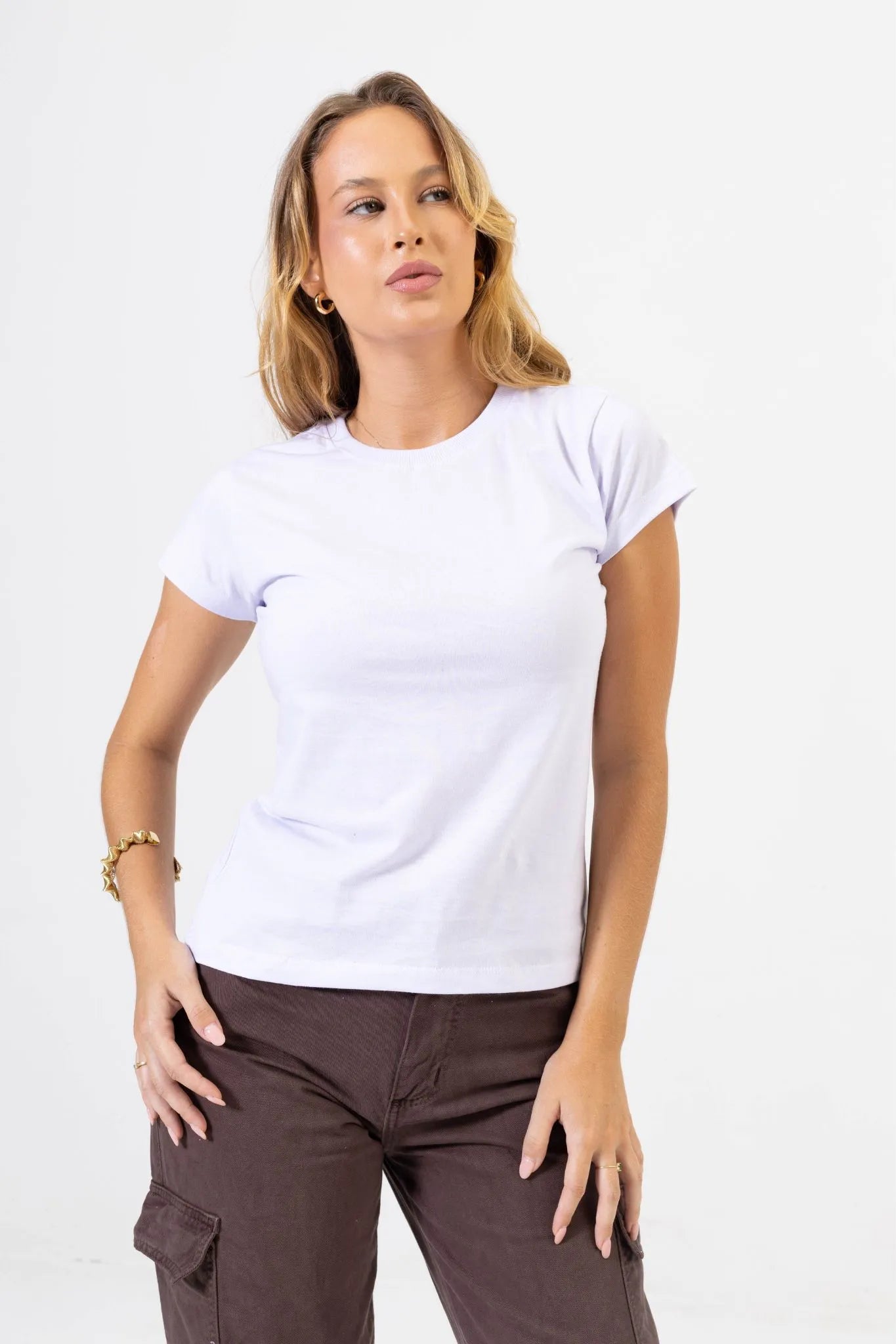 Camiseta Baby Look Feminina Essencial