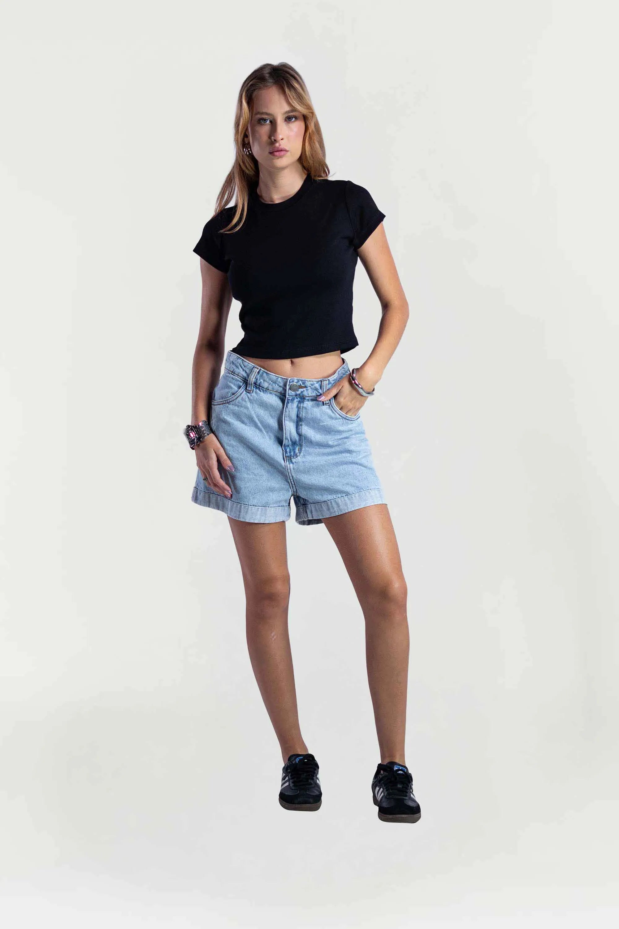 Camiseta Feminina Wavy Tee Canelada