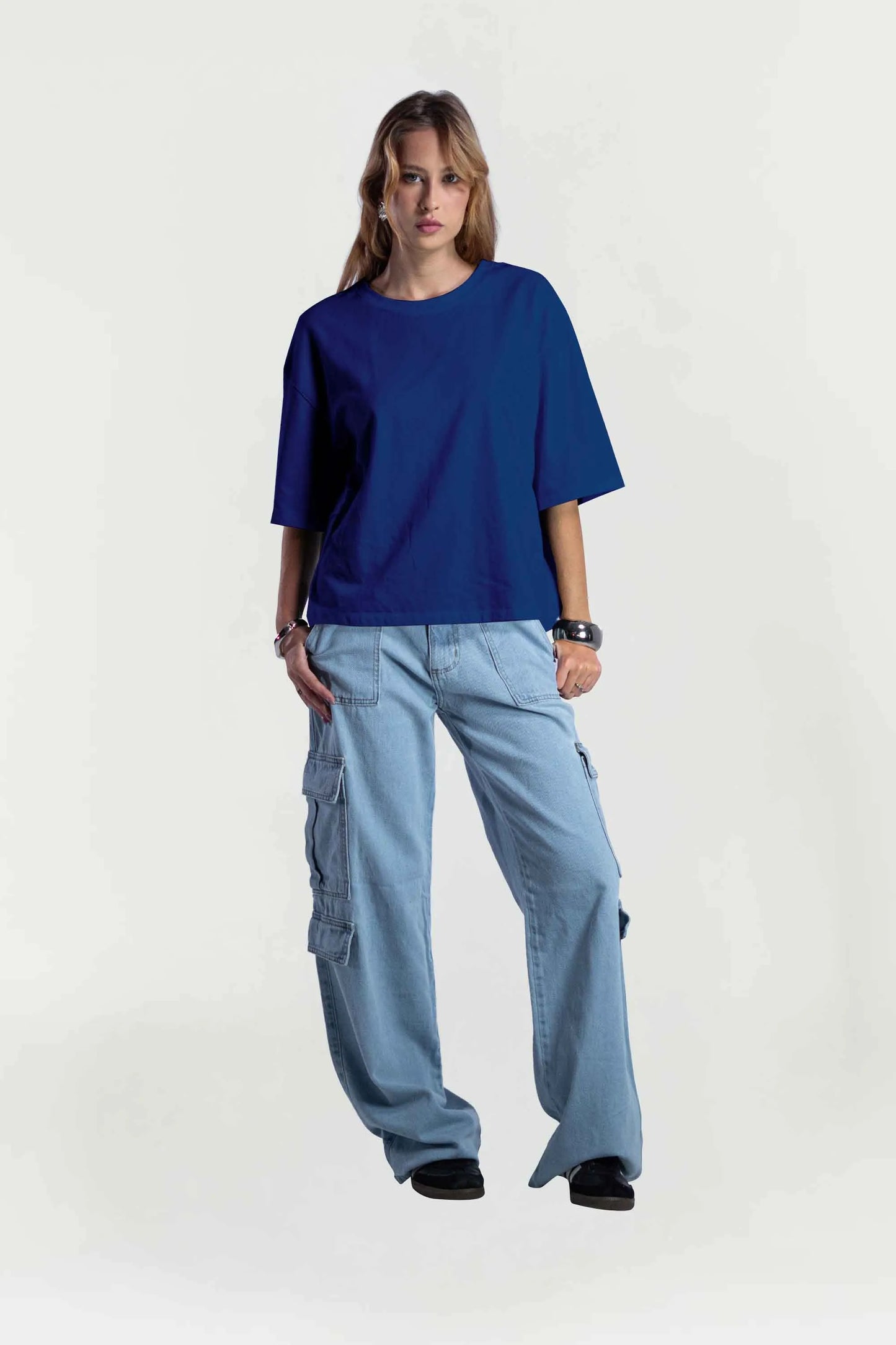 Camiseta Feminina Oversized Texture