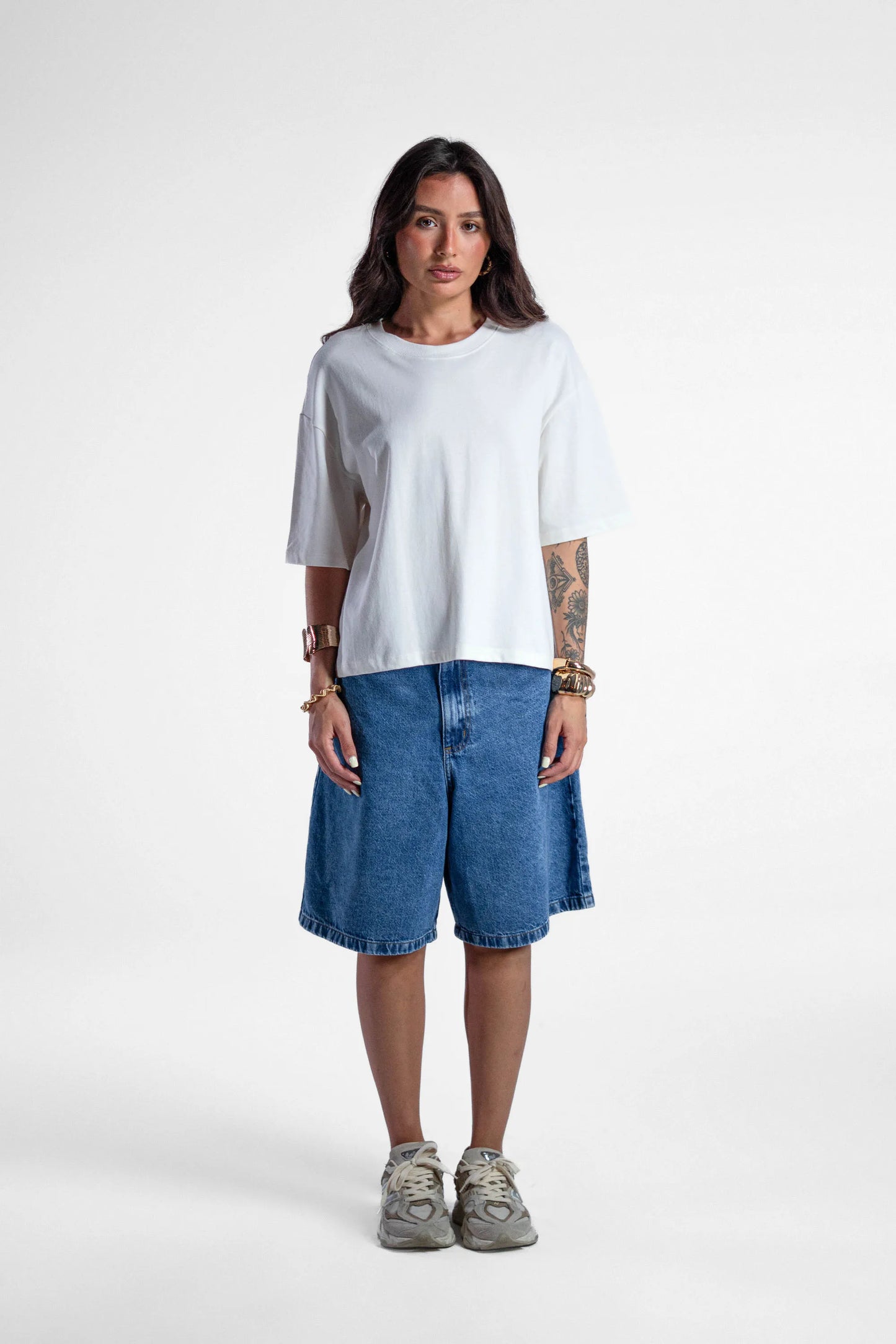 Camiseta Feminina Oversized Texture