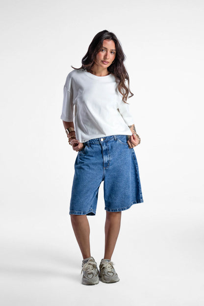 Camiseta Feminina Oversized Texture