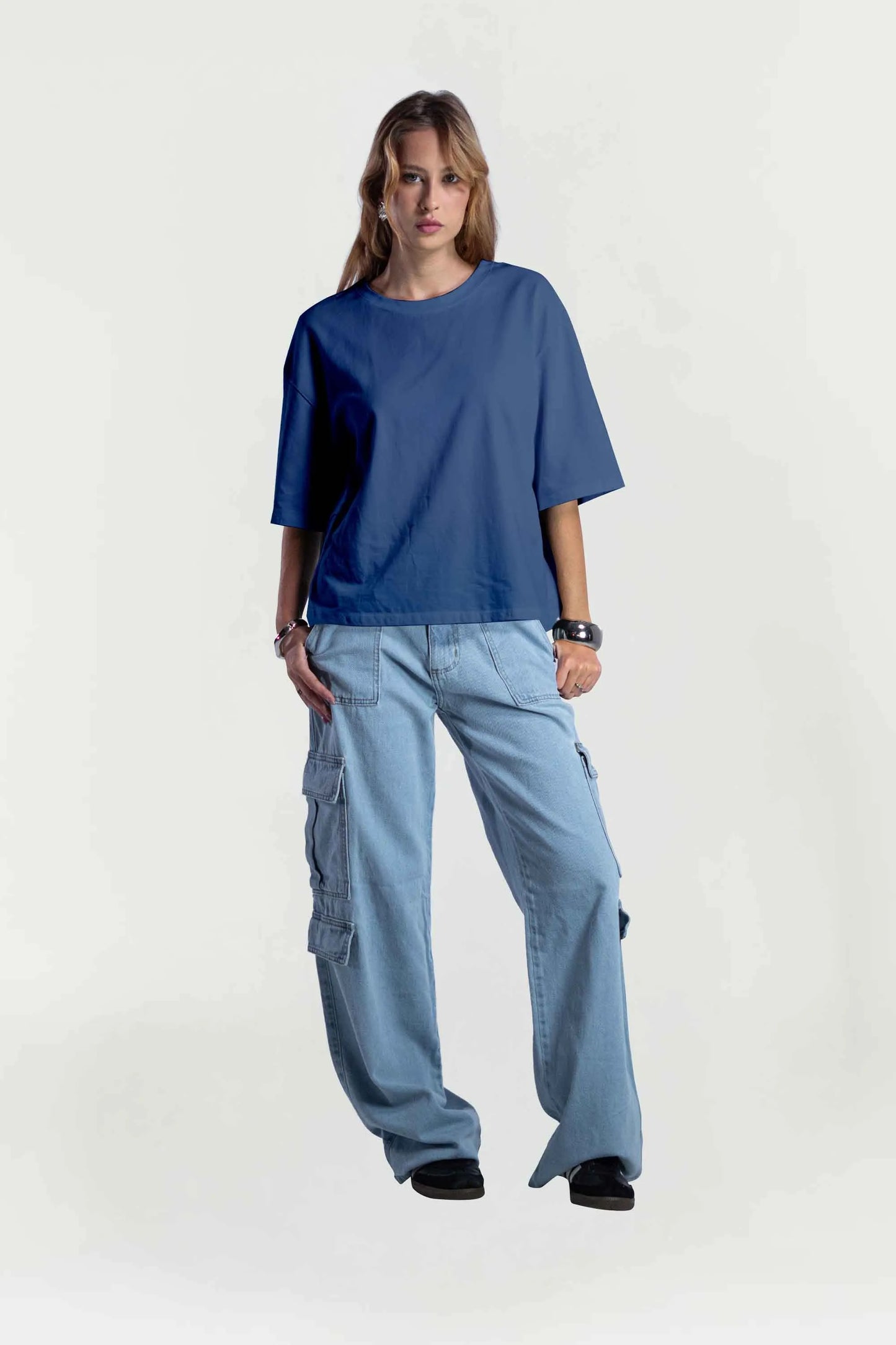 Camiseta Feminina Oversized Texture