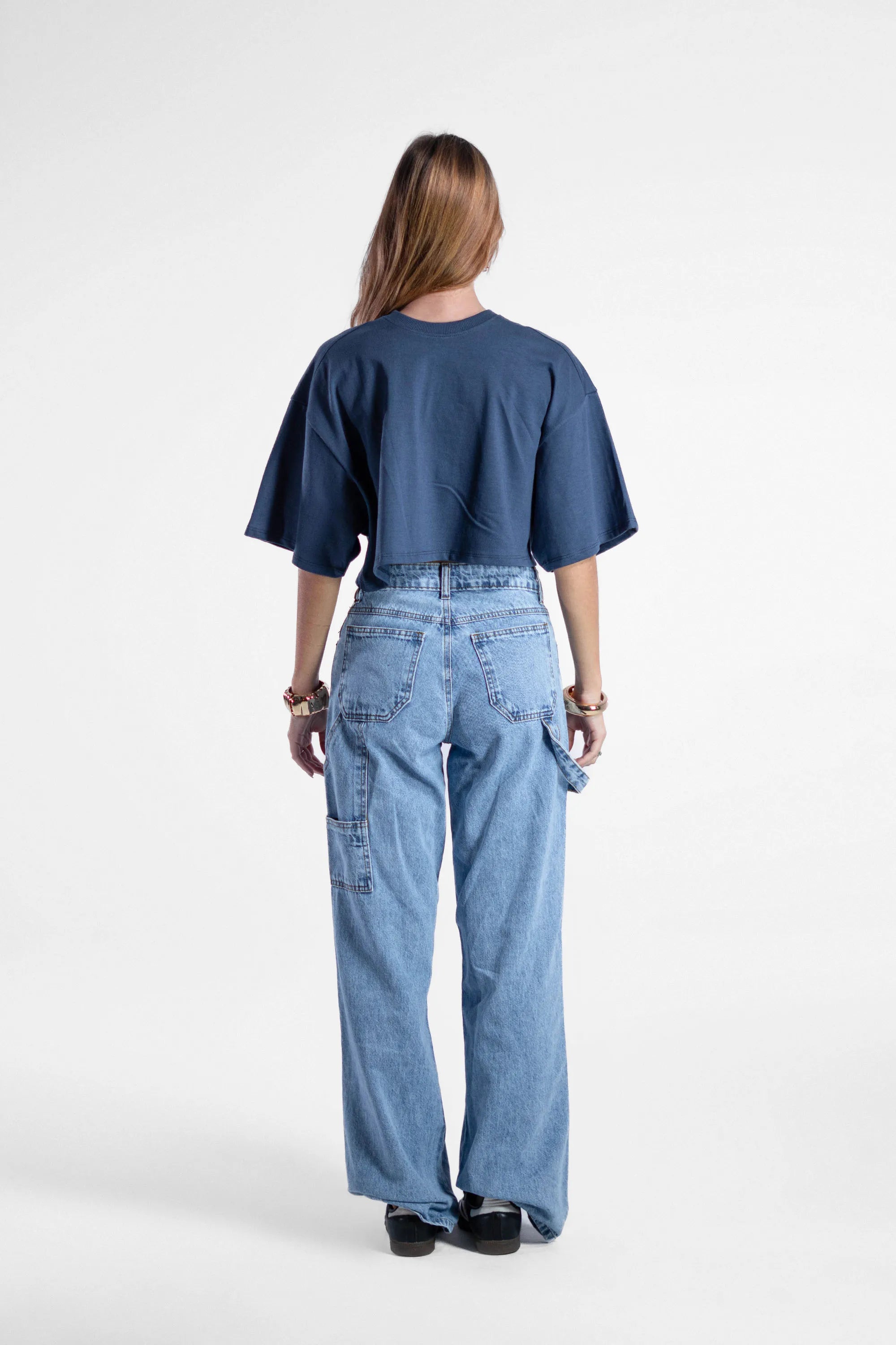 Kit 3 Cropped Feminino Oversized Signature 300