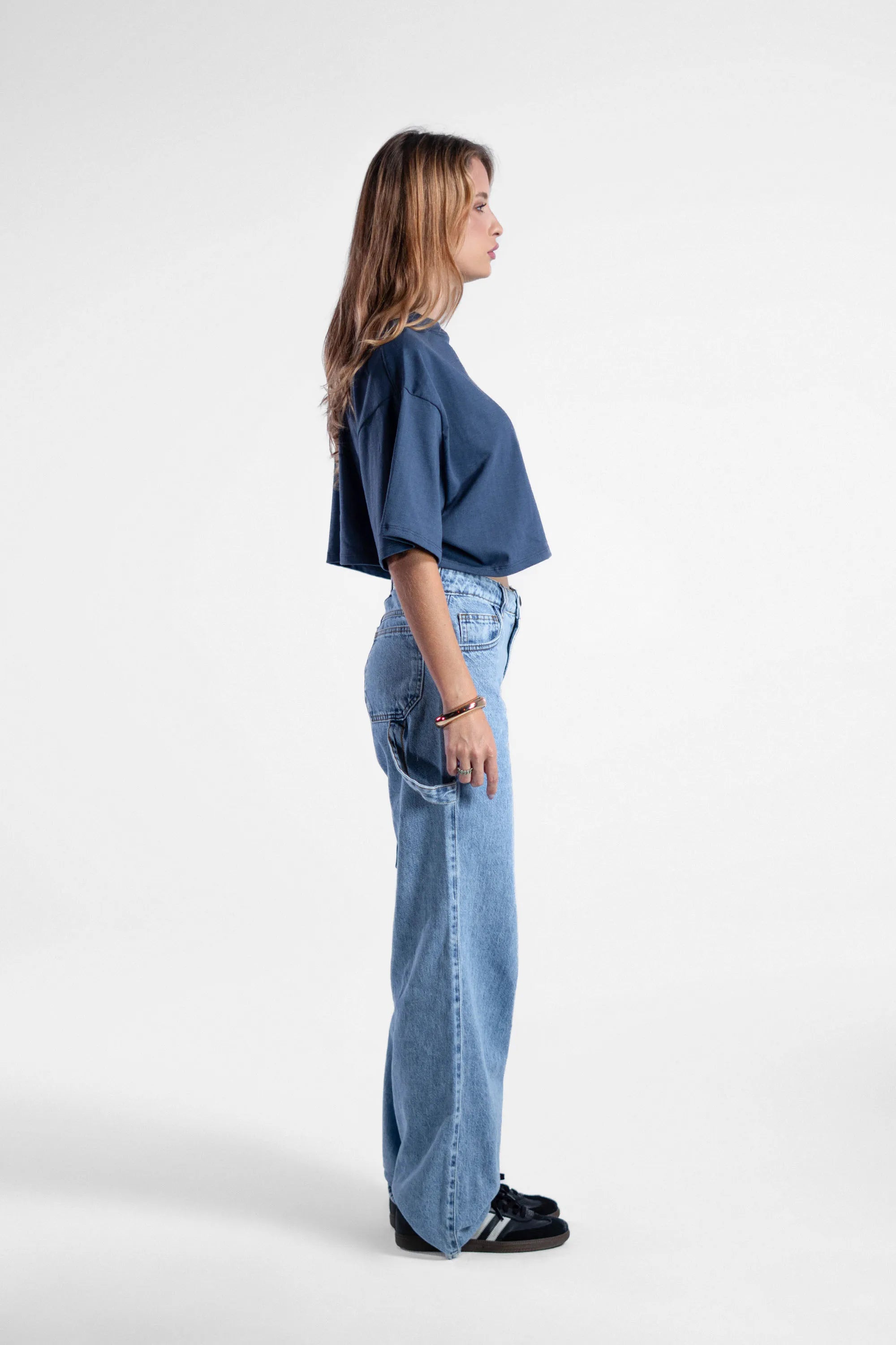 Kit 3 Cropped Feminino Oversized Signature 300