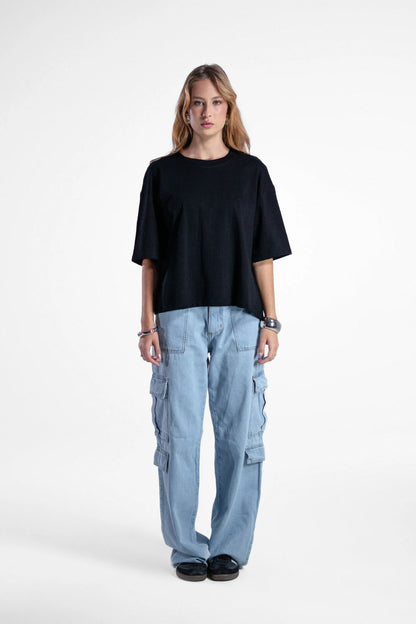 Camiseta Feminina Oversized Texture