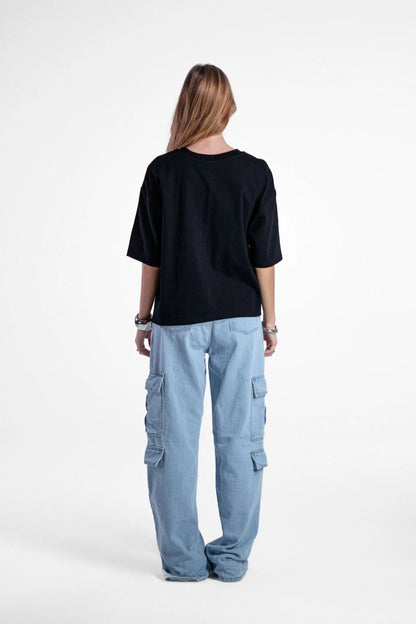 Camiseta Feminina Oversized Texture