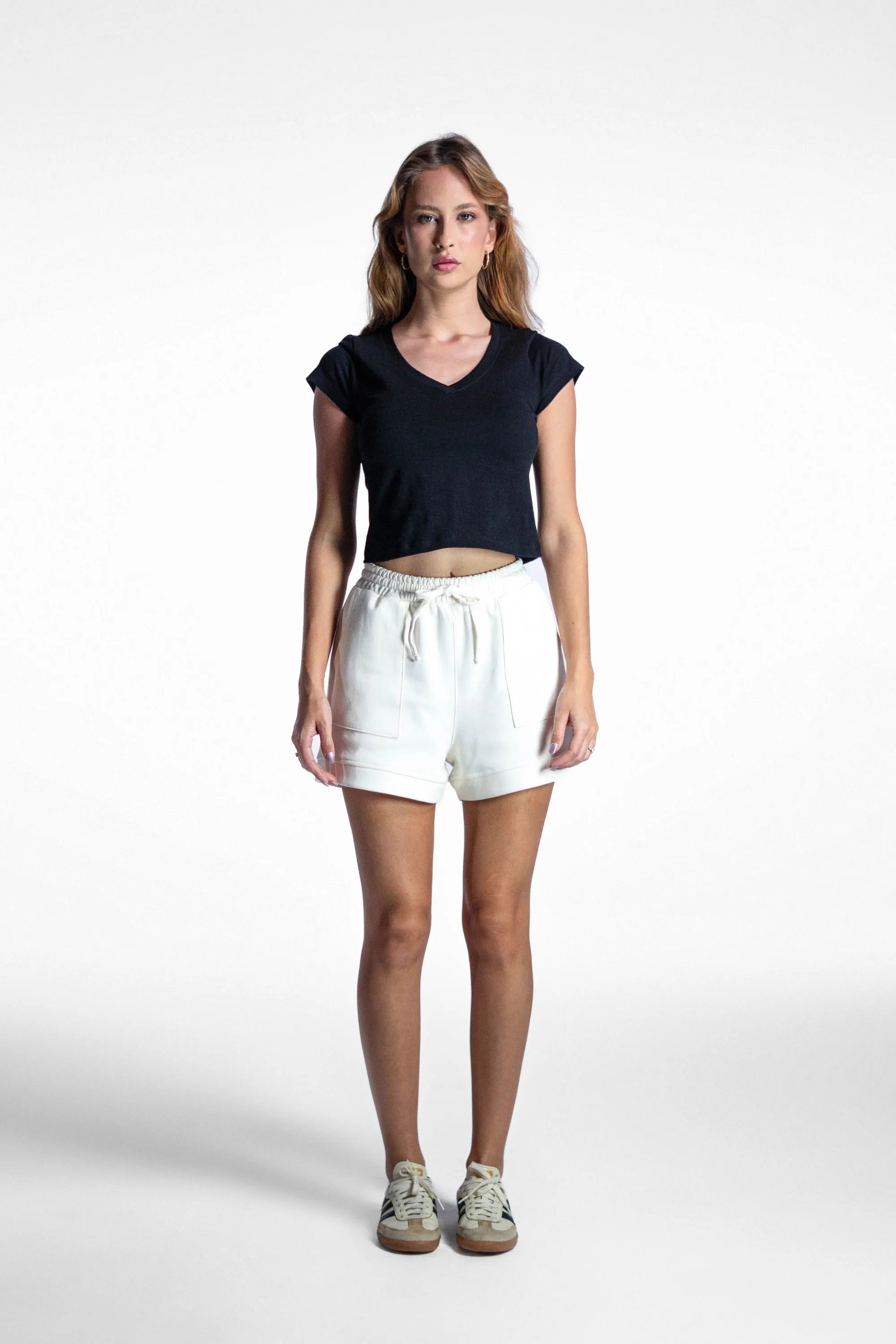 Camiseta Feminina Decote em V