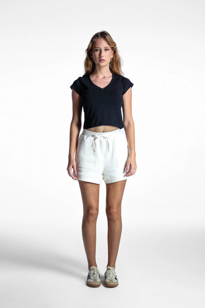 Camiseta Feminina Decote em V